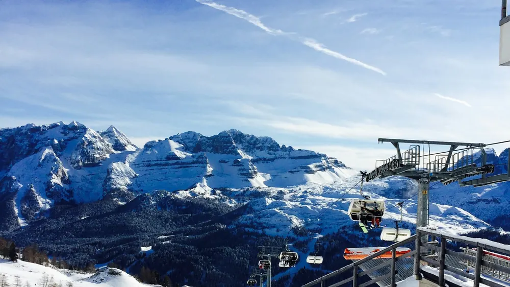 Impianto di risalita sulle piste di Pinzolo